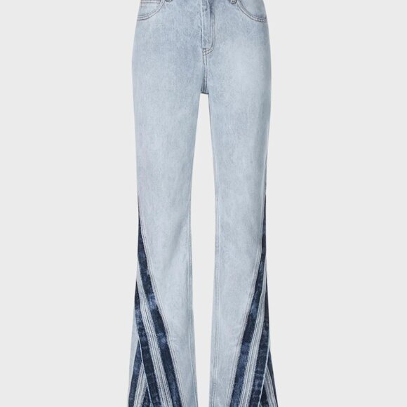 Koche Split Flare Jeans Size 38 - Picture 3 of 6